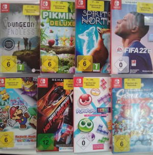 Bild vergrößern: bersicht der neuen Switch-Spiele